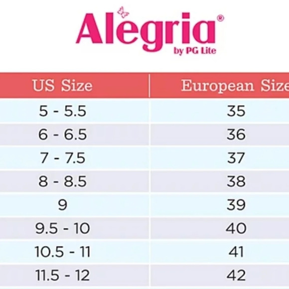 Alegria Leather Slip-On Mary Janes - Faye Black Gold Lace Size 37 - 7 - Picture 7 of 7